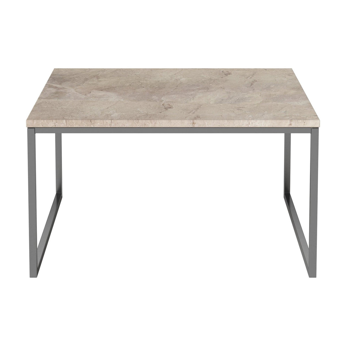 Bolia Como salontafel 60x60 cm beige marmer, roestvrij staal, 32 cm, 03-061-05_00116