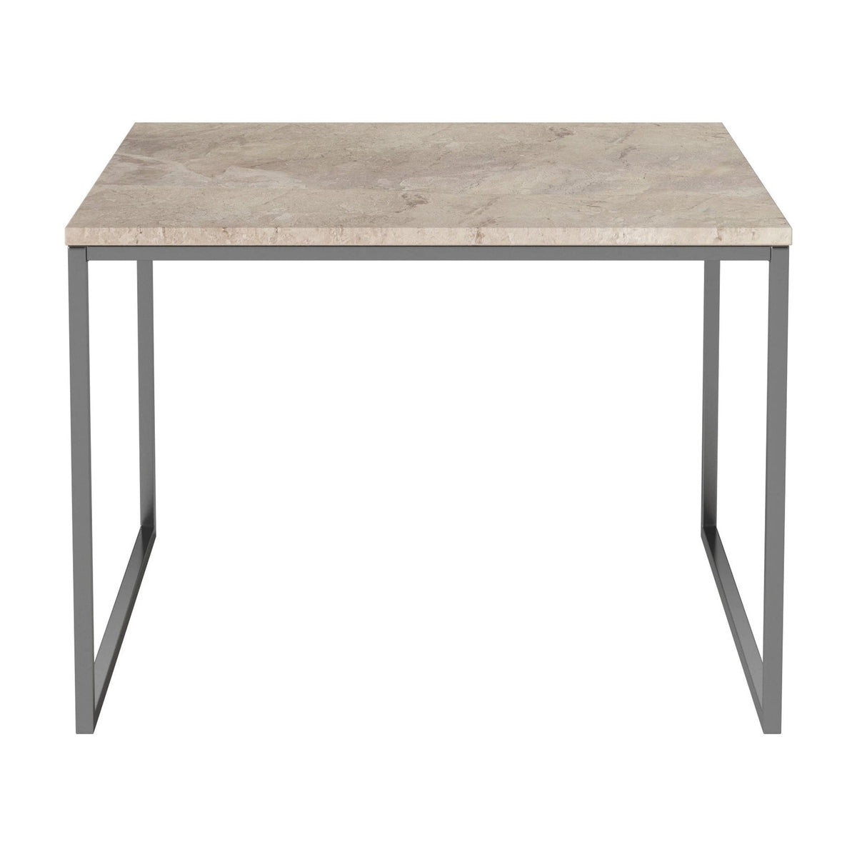 Bolia Como salontafel 60x60 cm beige marmer, roestvrij staal, 42 cm, 03-061-05_00119