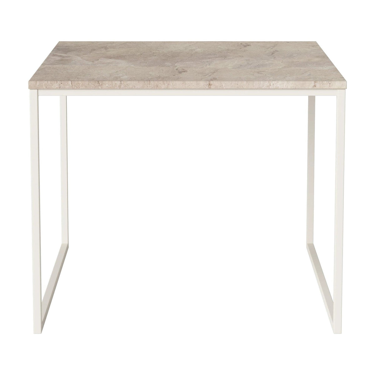 Bolia Como salontafel 60x60 cm beige marmer, crèmegelakt staal, 48 cm, 03-061-05_00123