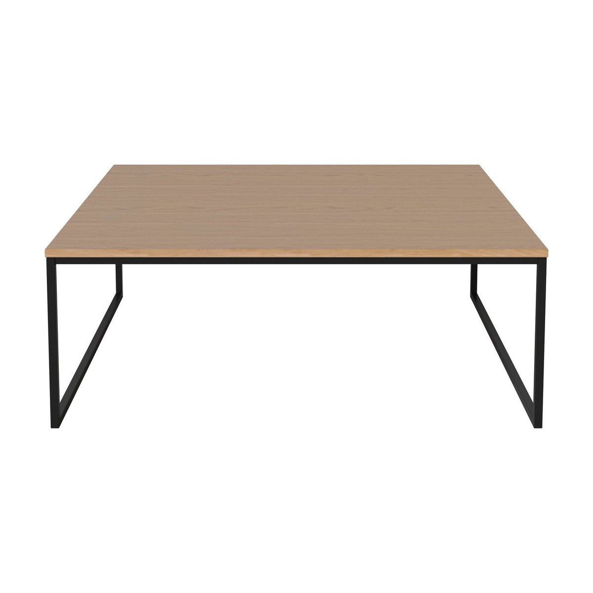 Bolia Como salontafel 90x90 cm geolied eiken, zwartgelakt staal, 32 cm, 03-061-10_00030