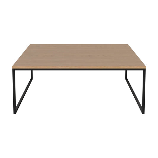 Bolia Como salontafel 90x90 cm geolied eiken, zwartgelakt staal, 32 cm, 03-061-10_00030