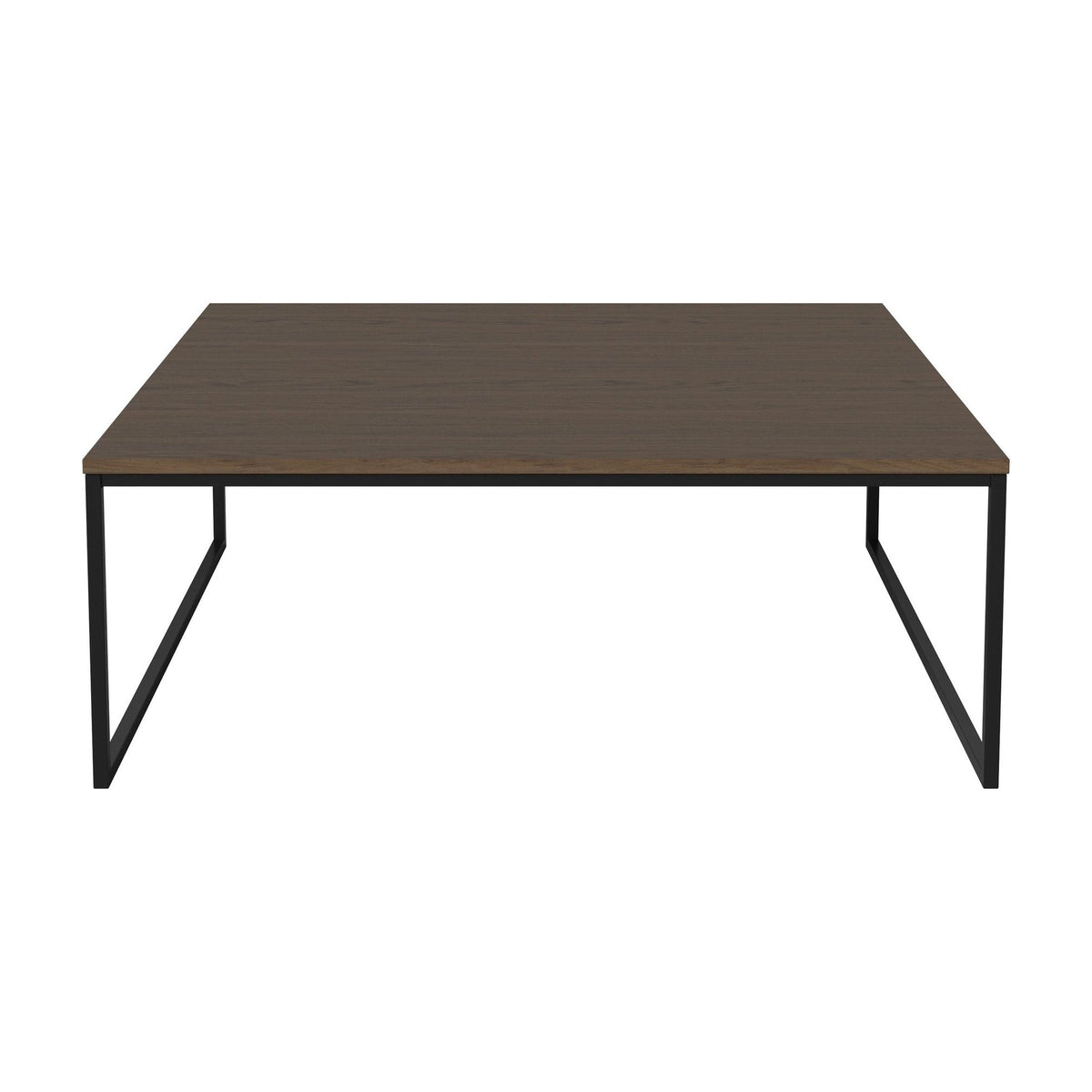 Bolia Como salontafel 90x90 cm donker geolied eiken, zwartgelakt staal, 32 cm, 03-061-10_00031