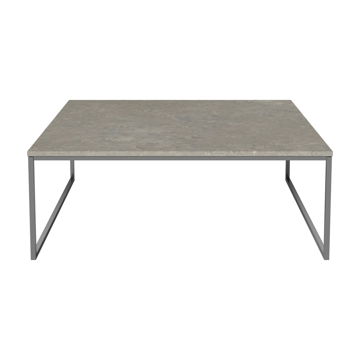 Bolia Como salontafel 90x90 cm grigio bottarga marmer, roestvrij staal, 32 cm, 03-061-10_00052