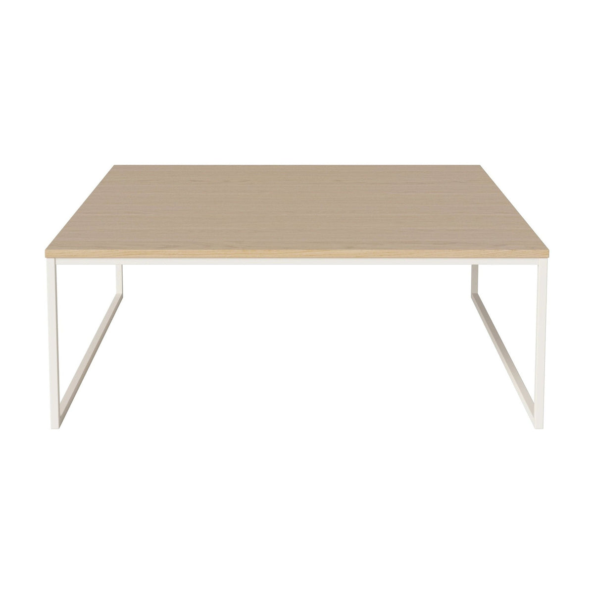 Bolia Como salontafel 90x90 cm wit gepigmenteerd geolied eiken, crèmegelakt staal, 32 cm, 03-061-10_00056