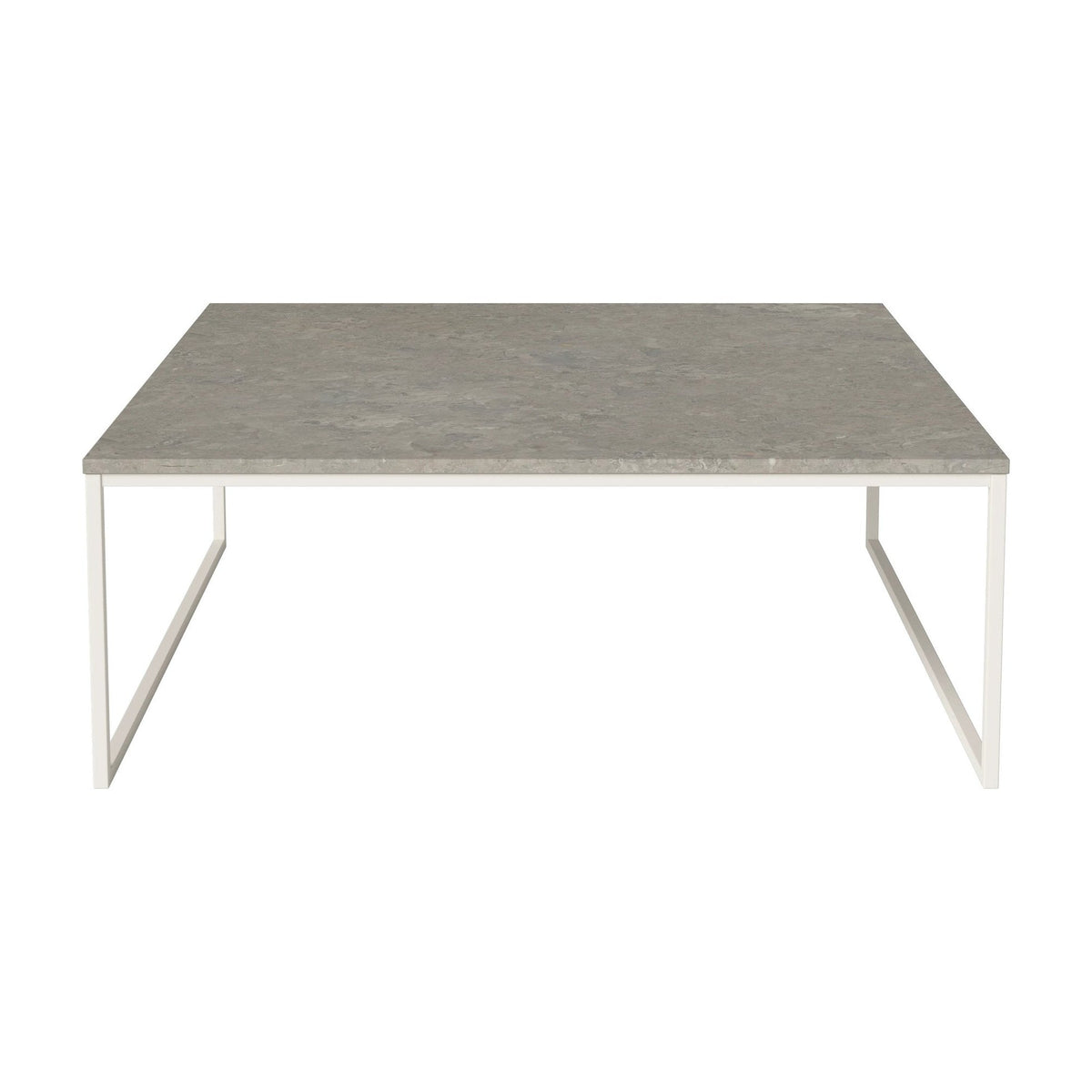 Bolia Como salontafel 90x90 cm grigio bottarga marmer, crèmegelakt staal, 32 cm, 03-061-10_00058