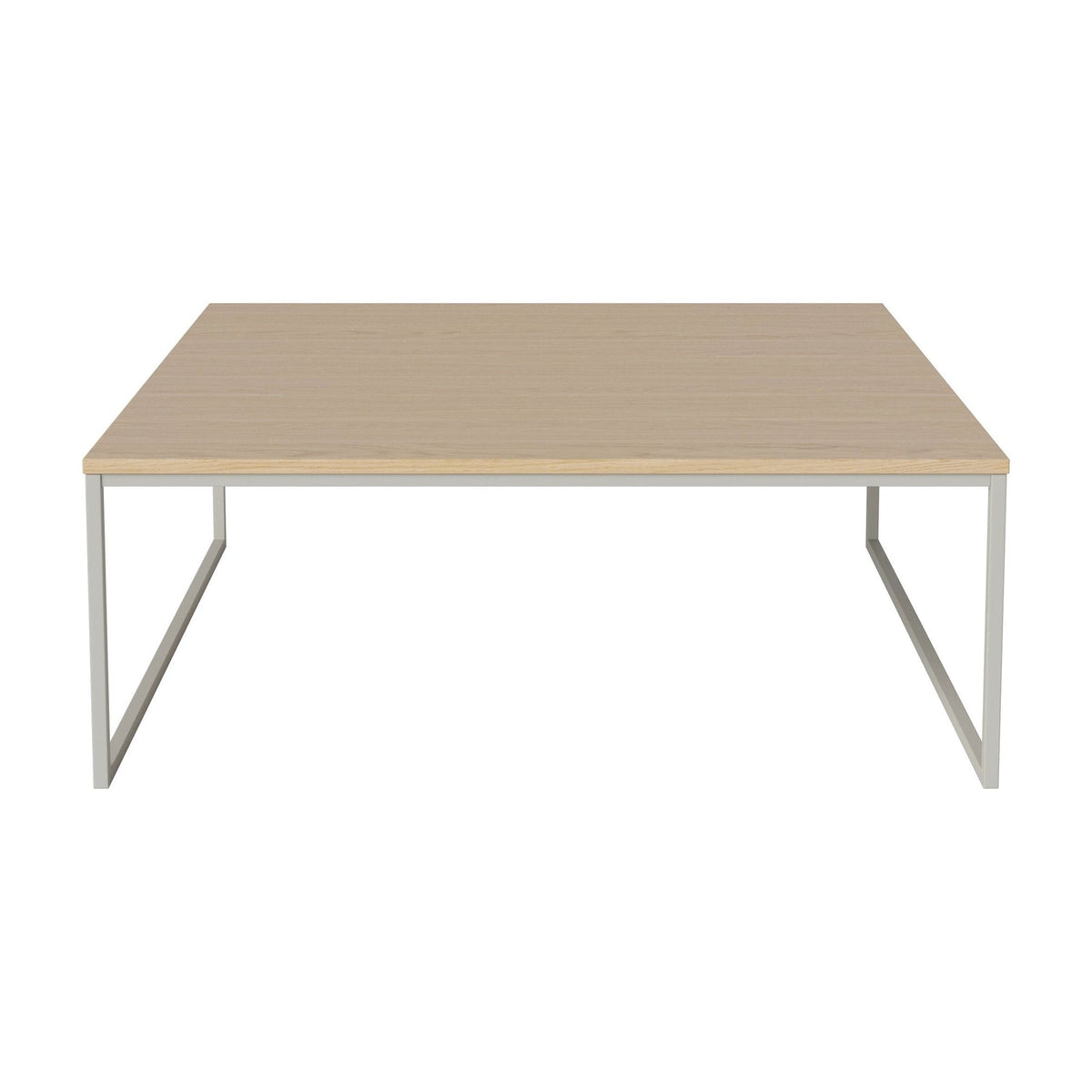 Bolia Como salontafel 90x90 cm wit gepigmenteerd geolied eiken, grijsgelakt staal, 32 cm, 03-061-10_00061
