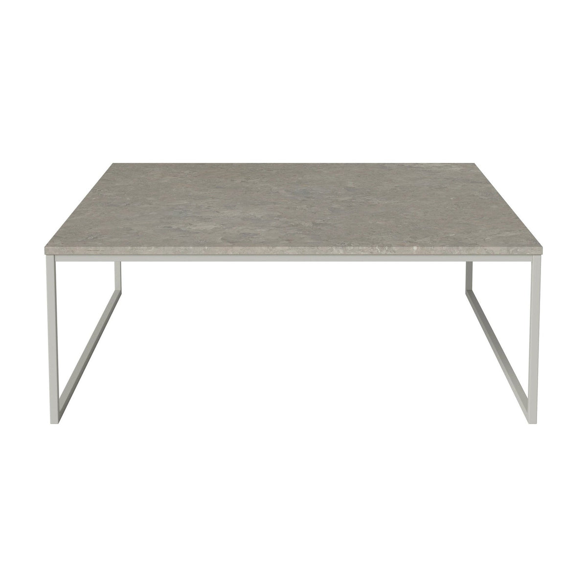 Bolia Como salontafel 90x90 cm grigio bottarga marmer, grijsgelakt staal, 32 cm, 03-061-10_00063