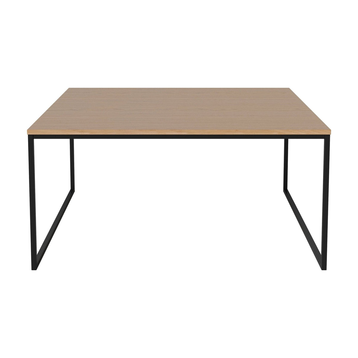 Bolia Como salontafel 90x90 cm geolied eiken, zwartgelakt staal, 42 cm, 03-061-10_00068