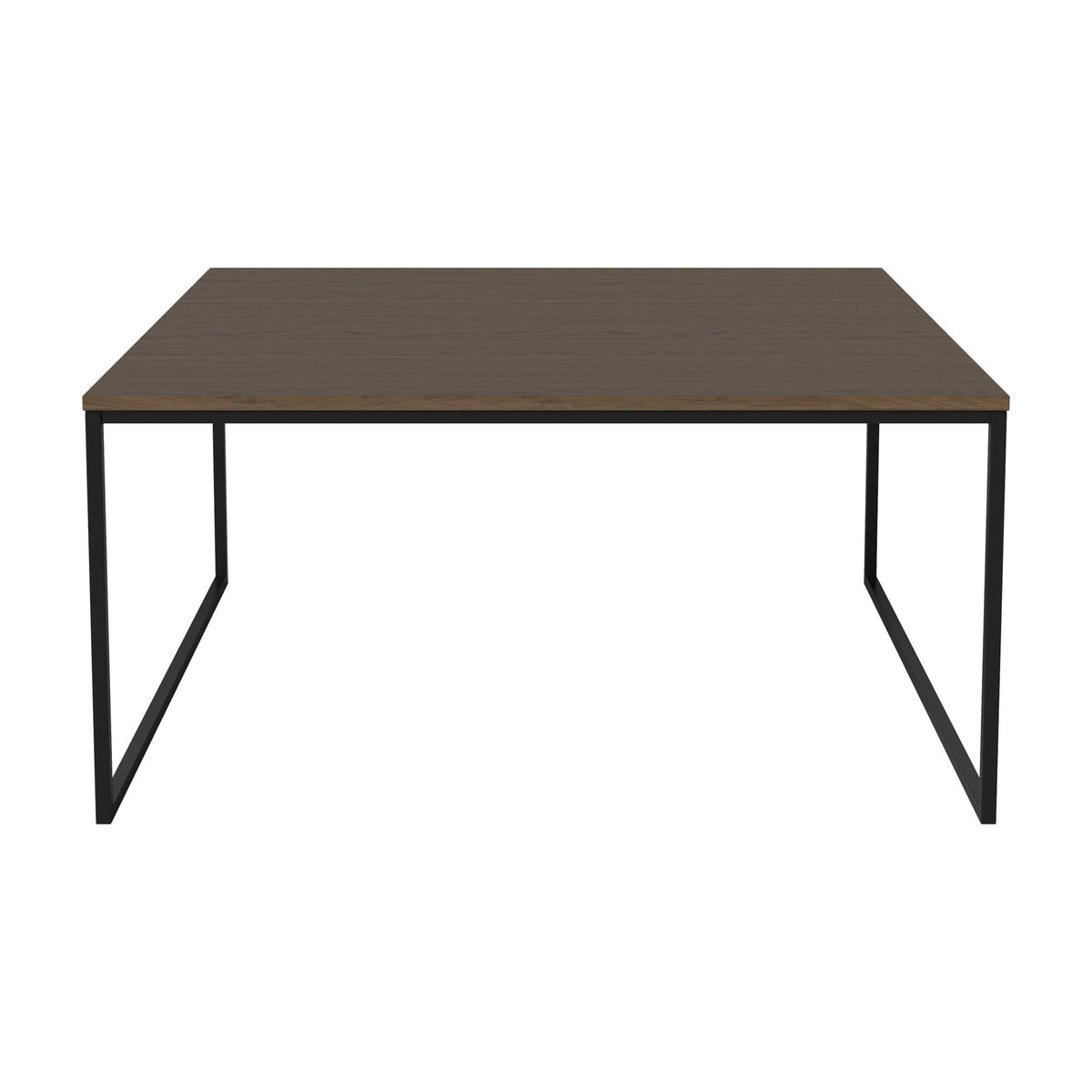 Bolia Como salontafel 90x90 cm donker geolied eiken, zwartgelakt staal, 42 cm, 03-061-10_00069