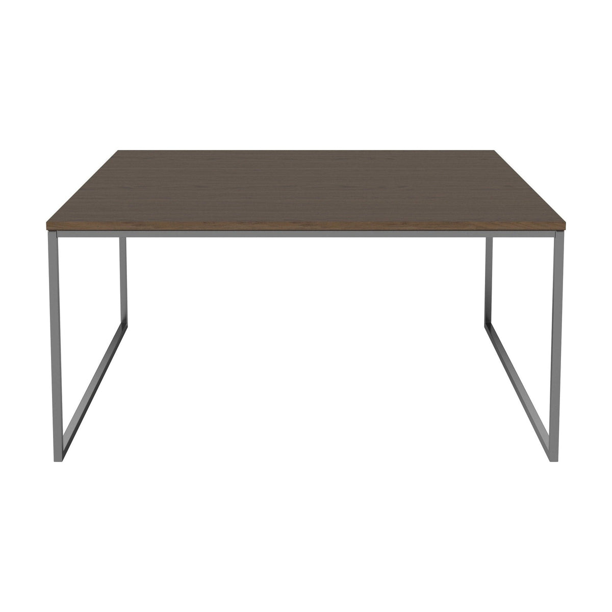 Bolia Como salontafel 90x90 cm donker geolied eiken, roestvrij staal, 42 cm, 03-061-10_00072