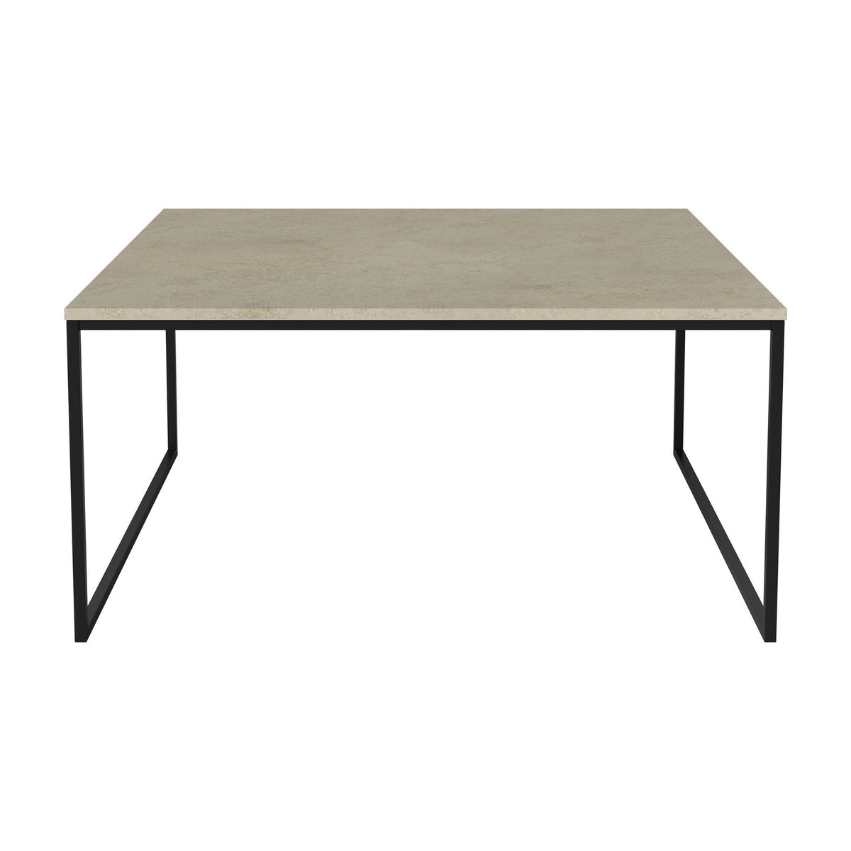 Bolia Como salontafel 90x90 cm jura grey marmer, zwartgelakt staal, 42 cm, 03-061-10_00085