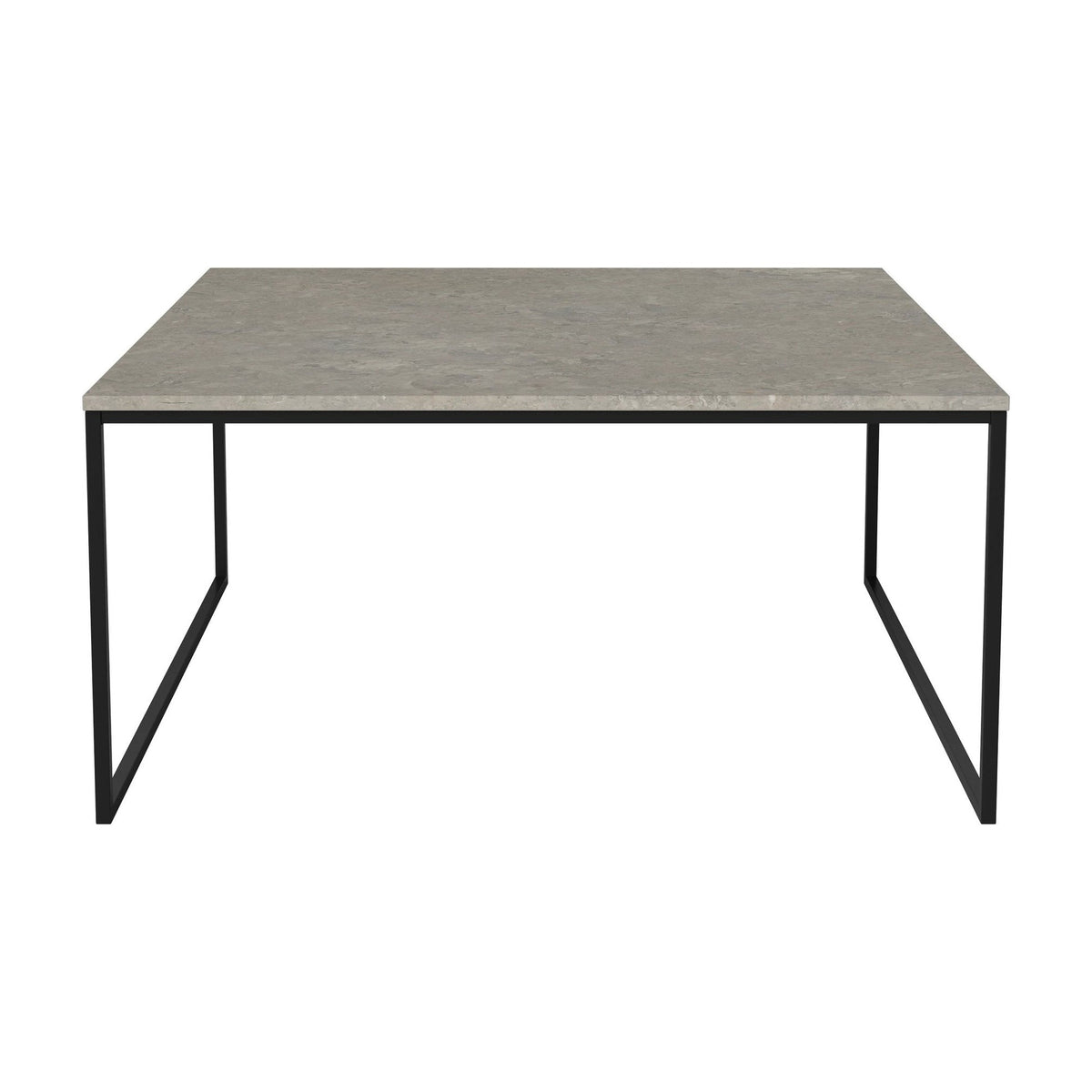 Bolia Como salontafel 90x90 cm grigio bottarga marmer, zwartgelakt staal, 42 cm, 03-061-10_00087
