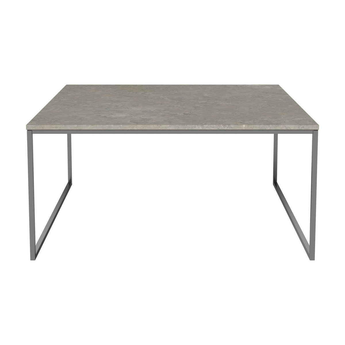 Bolia Como salontafel 90x90 cm grigio bottarga marmer, roestvrij staal, 42 cm, 03-061-10_00090