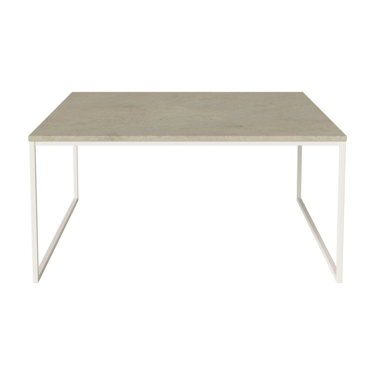 Bolia Como salontafel 90x90 cm jura grey marmer, crèmegelakt staal, 42 cm, 03-061-10_00095