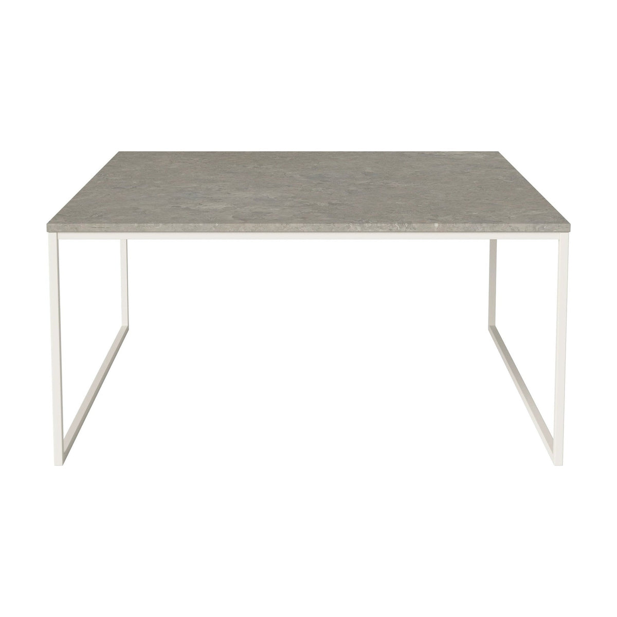 Bolia Como salontafel 90x90 cm grigio bottarga marmer, crèmegelakt staal, 42 cm, 03-061-10_00096