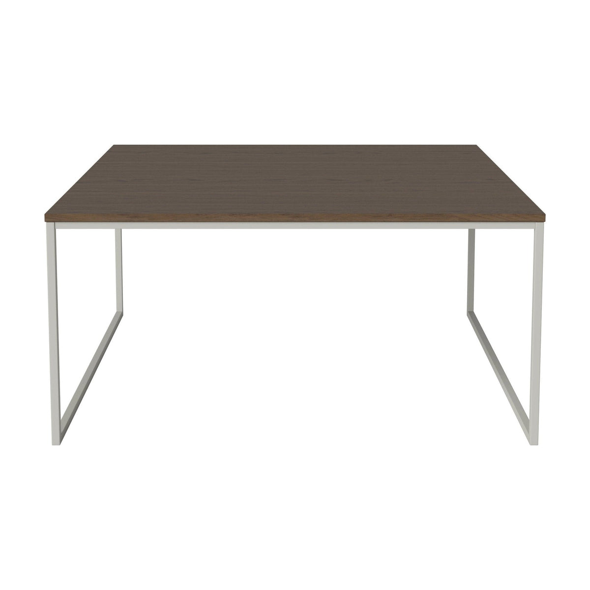 Bolia Como salontafel 90x90 cm donker geolied eiken, grijsgelakt staal, 42 cm, 03-061-10_00098
