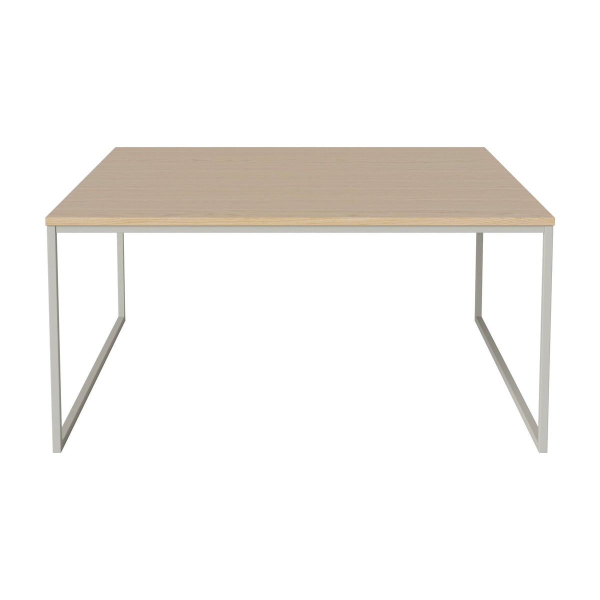 Bolia Como salontafel 90x90 cm wit gepigmenteerd geolied eiken, grijsgelakt staal, 42 cm, 03-061-10_00099