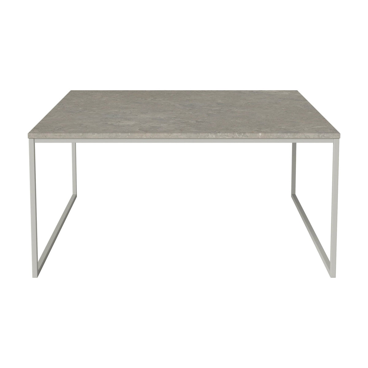 Bolia Como salontafel 90x90 cm grigio bottarga marmer, grijsgelakt staal, 42 cm, 03-061-10_00101
