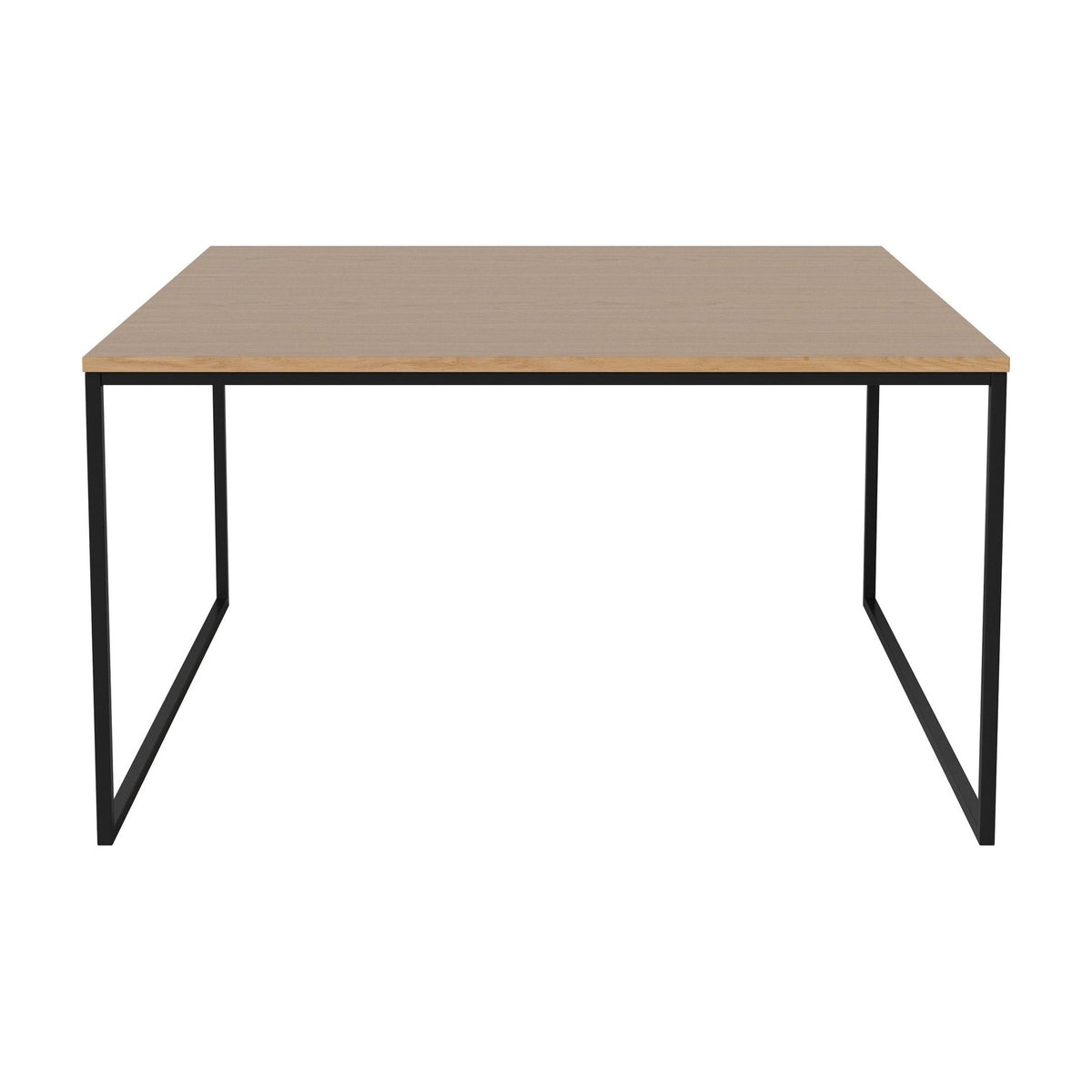 Bolia Como salontafel 90x90 cm geolied eiken, zwartgelakt staal, 48 cm, 03-061-10_00106
