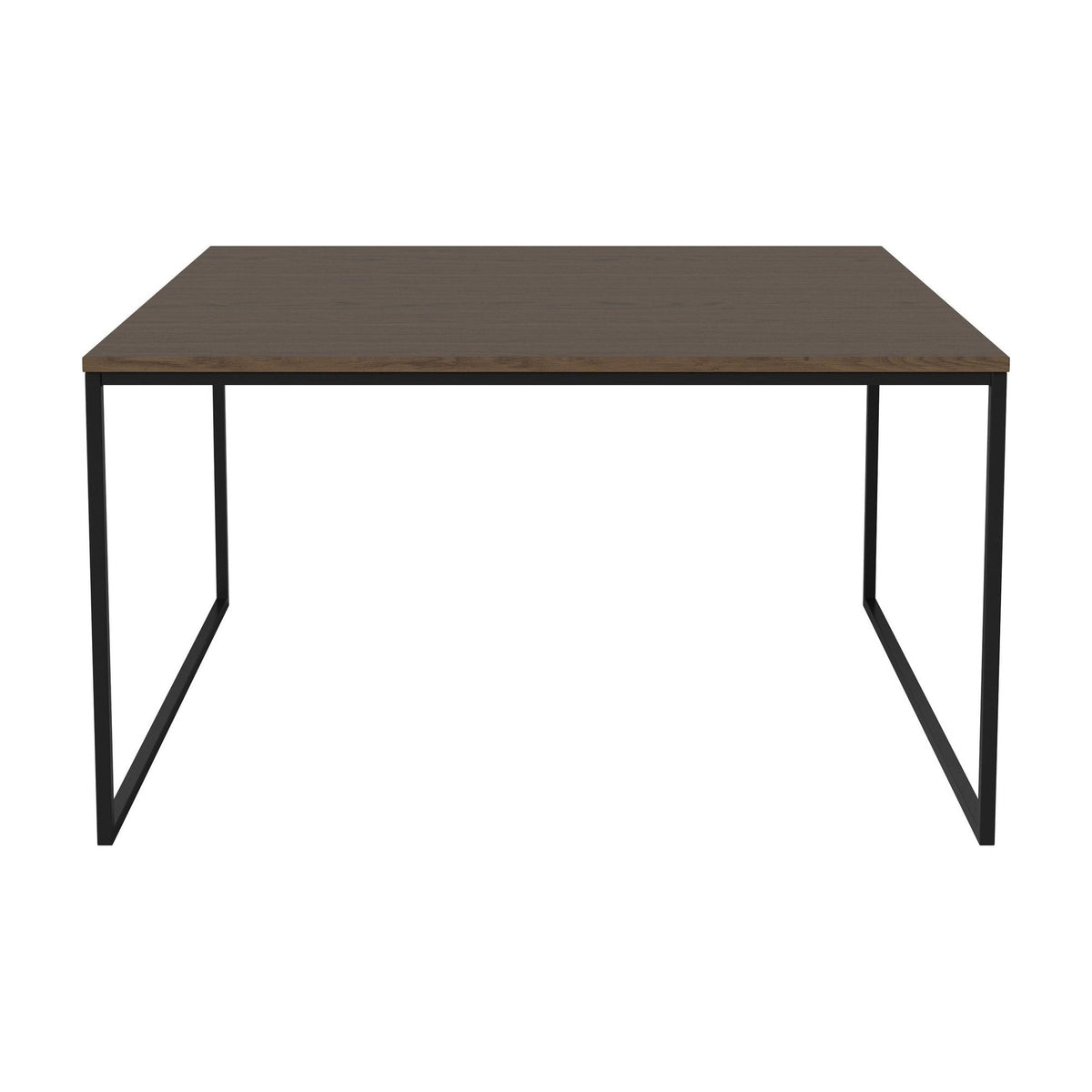 Bolia Como salontafel 90x90 cm donker geolied eiken, zwartgelakt staal, 48 cm, 03-061-10_00107