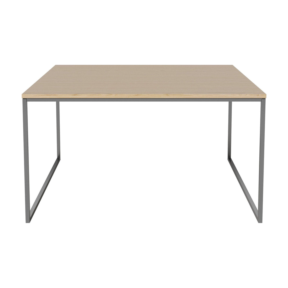 Bolia Como salontafel 90x90 cm wit gepigmenteerd geolied eiken, roestvrij staal, 48 cm, 03-061-10_00111