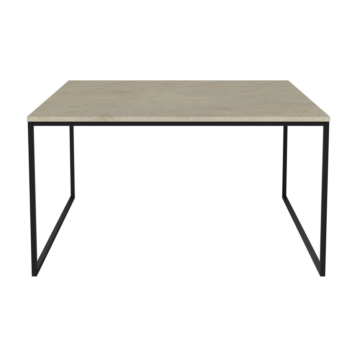 Bolia Como salontafel 90x90 cm jura grey marmer, zwartgelakt staal, 48 cm, 03-061-10_00123