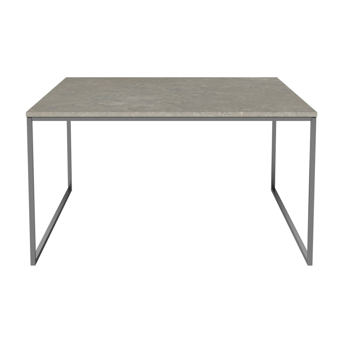 Bolia Como salontafel 90x90 cm grigio bottarga marmer, roestvrij staal, 48 cm, 03-061-10_00128