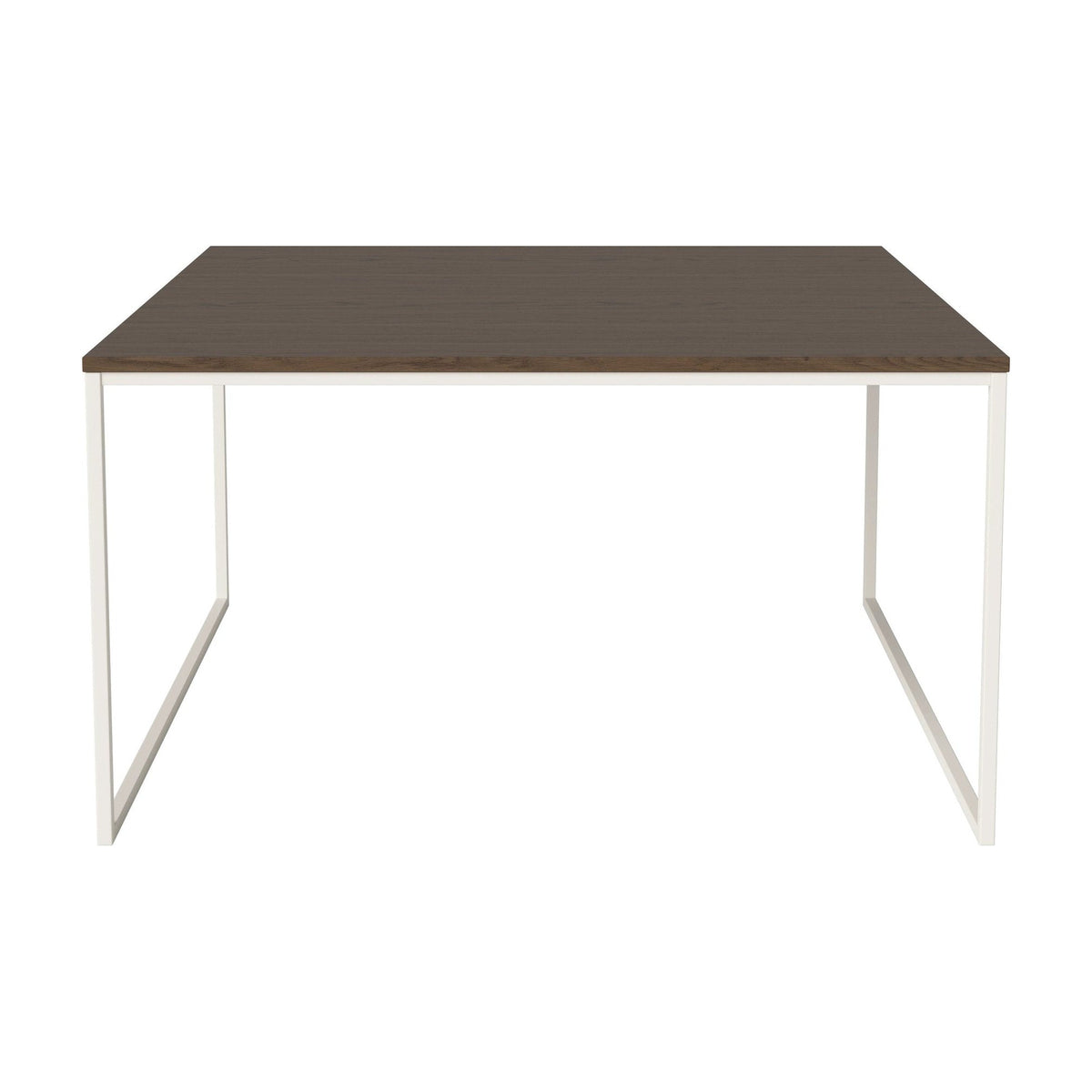 Bolia Como salontafel 90x90 cm donker geolied eiken, crèmegelakt staal, 48 cm, 03-061-10_00131