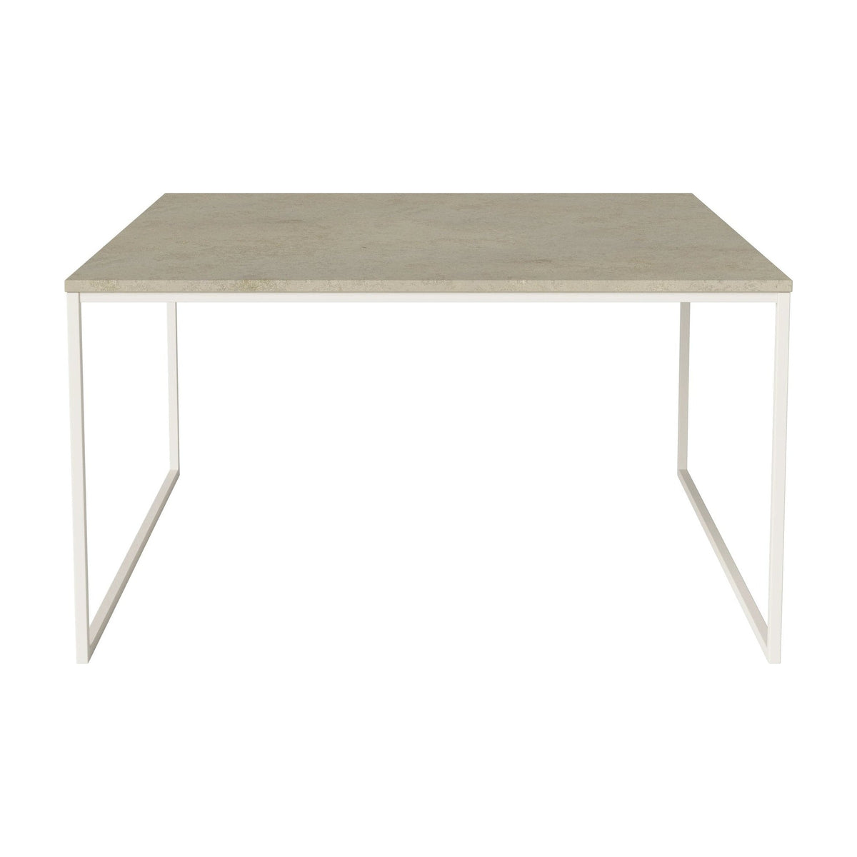 Bolia Como salontafel 90x90 cm jura grey marmer, crèmegelakt staal, 48 cm, 03-061-10_00133