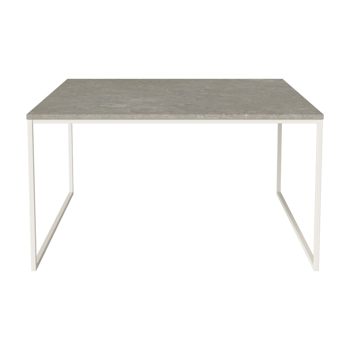 Bolia Como salontafel 90x90 cm grigio bottarga marmer, crèmegelakt staal, 48 cm, 03-061-10_00134