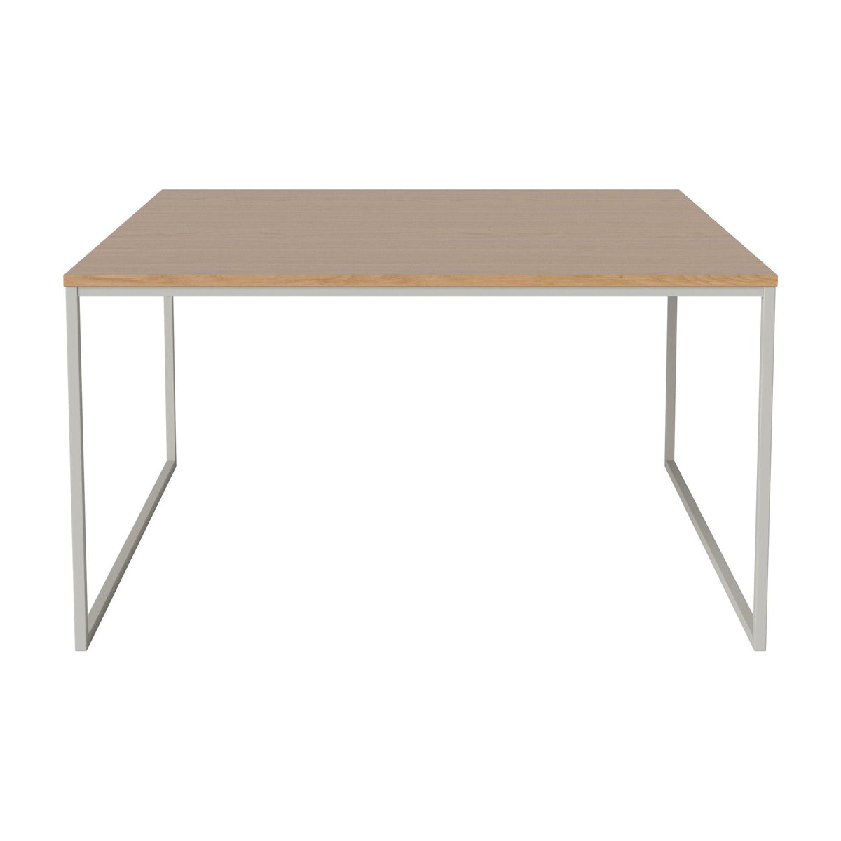 Bolia Como salontafel 90x90 cm geolied eiken, grijsgelakt staal, 48 cm, 03-061-10_00135