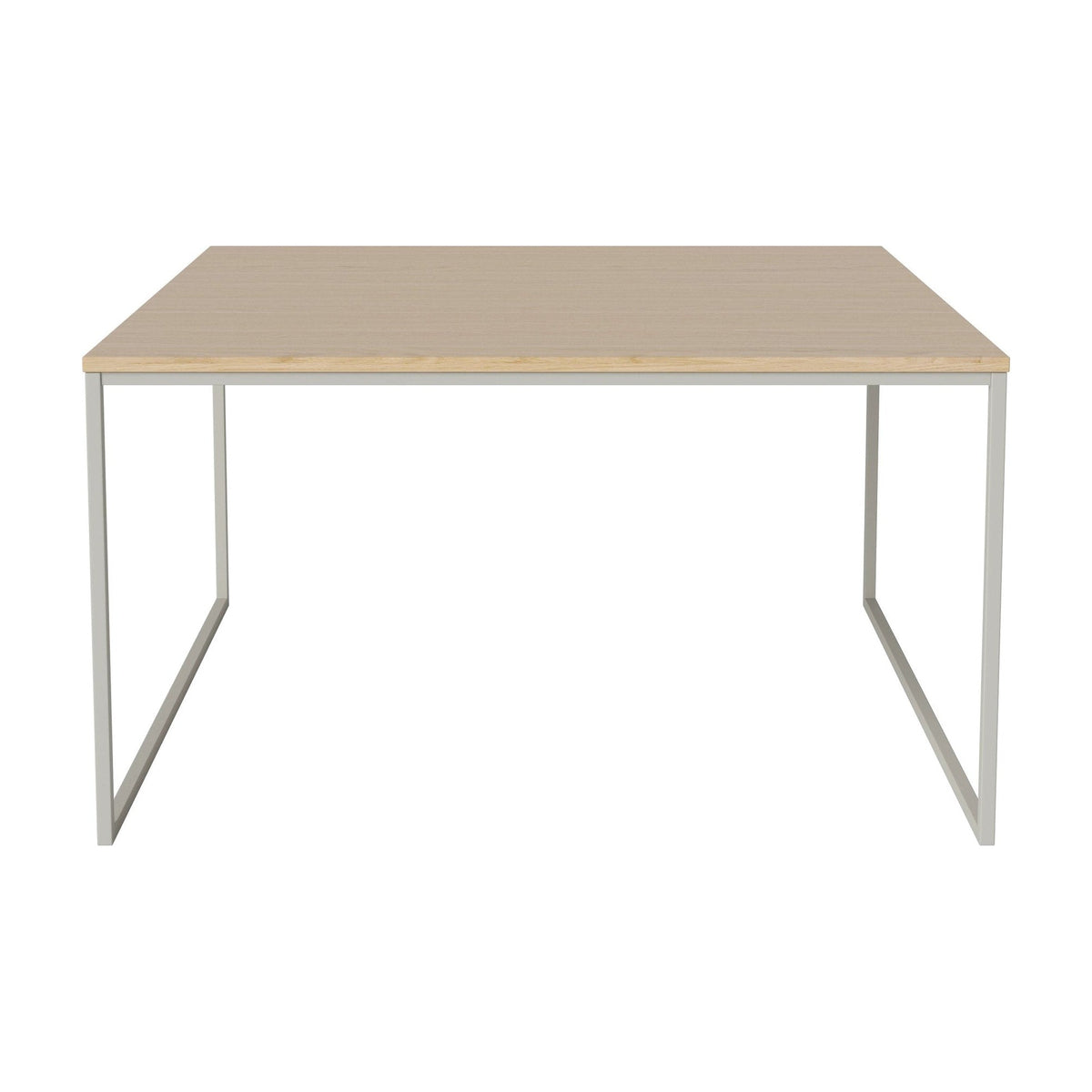 Bolia Como salontafel 90x90 cm wit gepigmenteerd geolied eiken, grijsgelakt staal, 48 cm, 03-061-10_00137