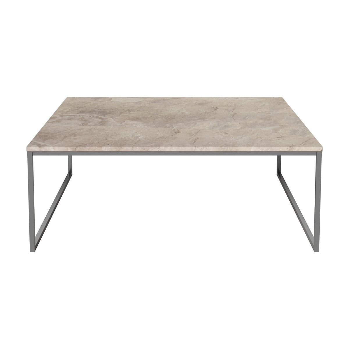 Bolia Como salontafel 90x90 cm beige marmer, roestvrij staal, 32 cm, 03-061-10_00141