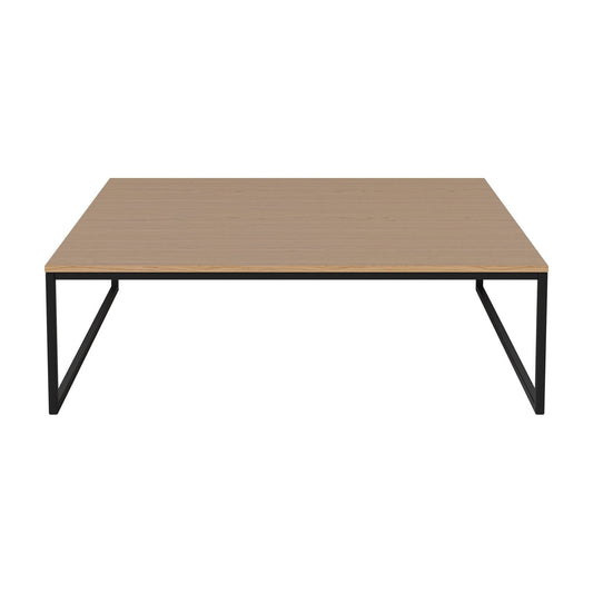 Bolia Como salontafel 110x110 cm geolied eiken, zwartgelakt staal, 32 cm, 03-061-15_00005