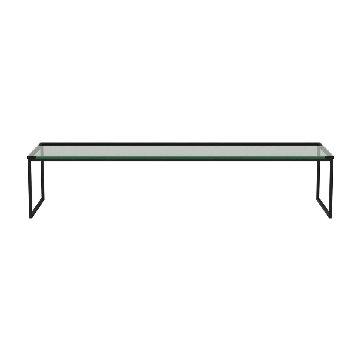 Bolia Como salontafel 160x44 cm helder glas, zwartgelakt staal, 32 cm, 03-061-25_00002