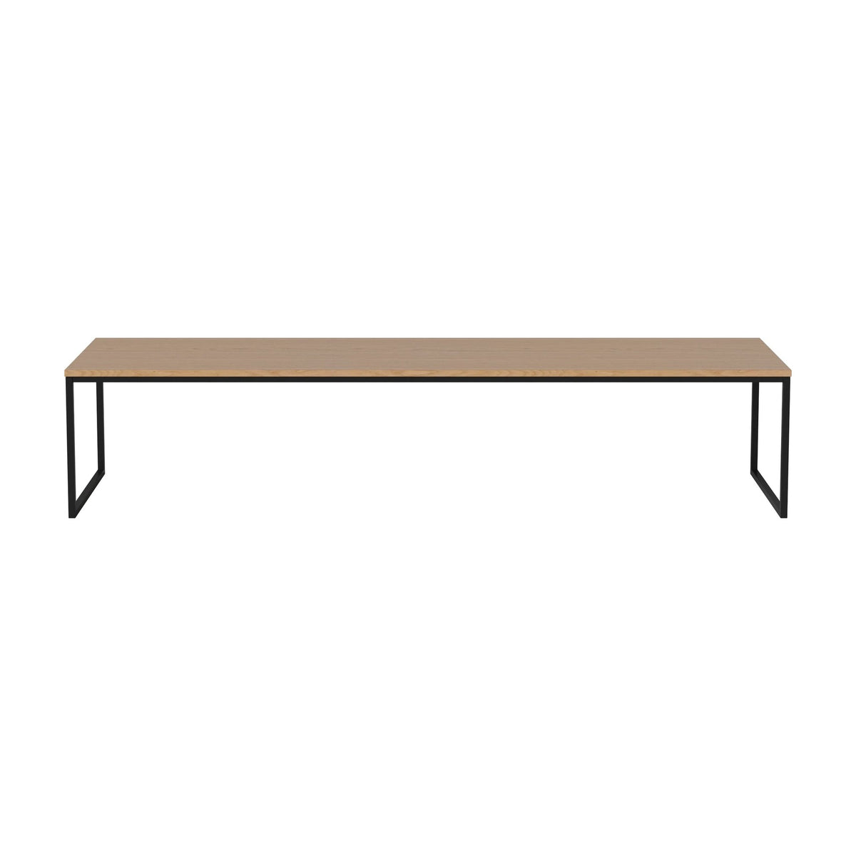 Bolia Como salontafel 160x44 cm geolied eiken, zwartgelakt staal, 32 cm, 03-061-25_00005