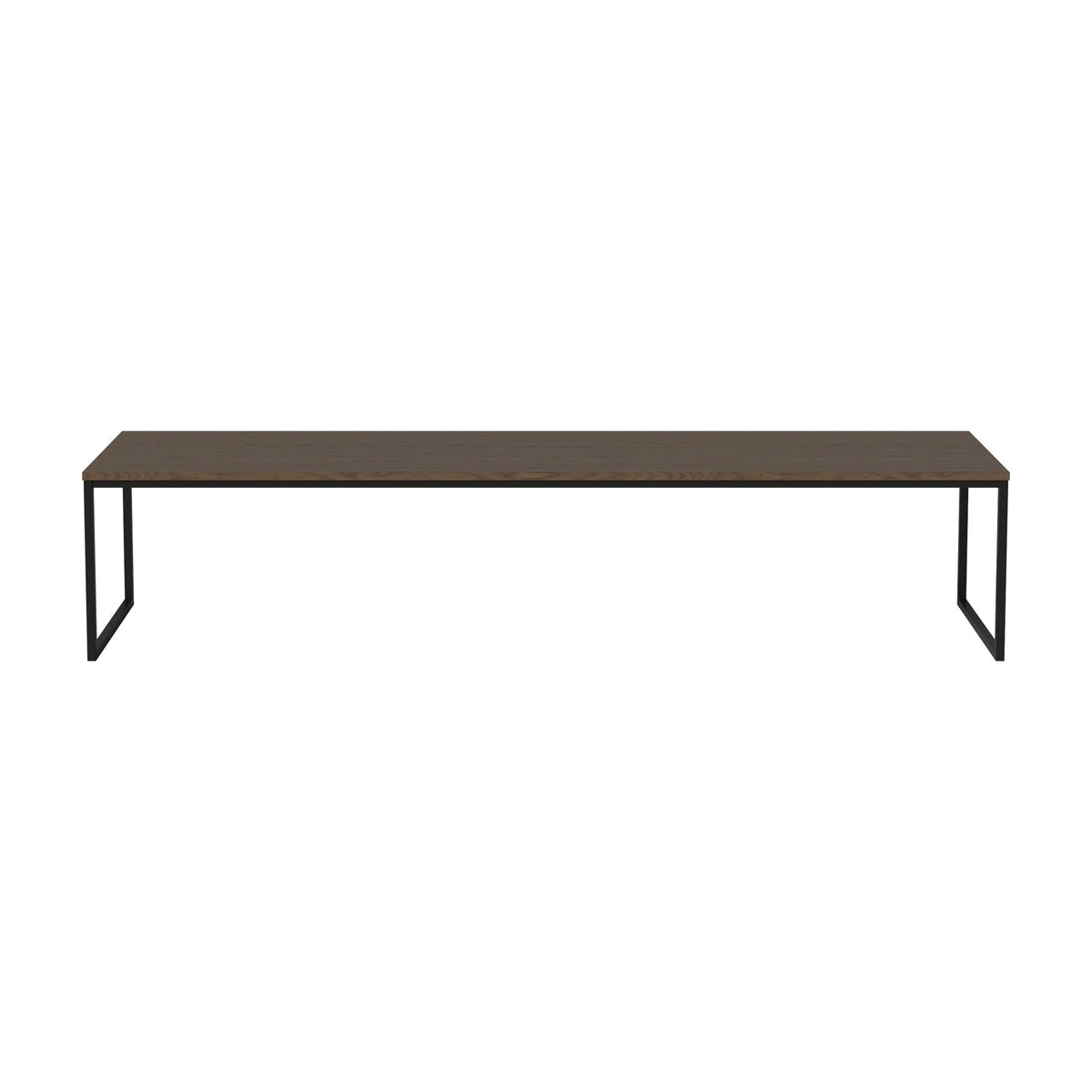 Bolia Como salontafel 160x44 cm donker geolied eiken, zwartgelakt staal, 32 cm, 03-061-25_00006
