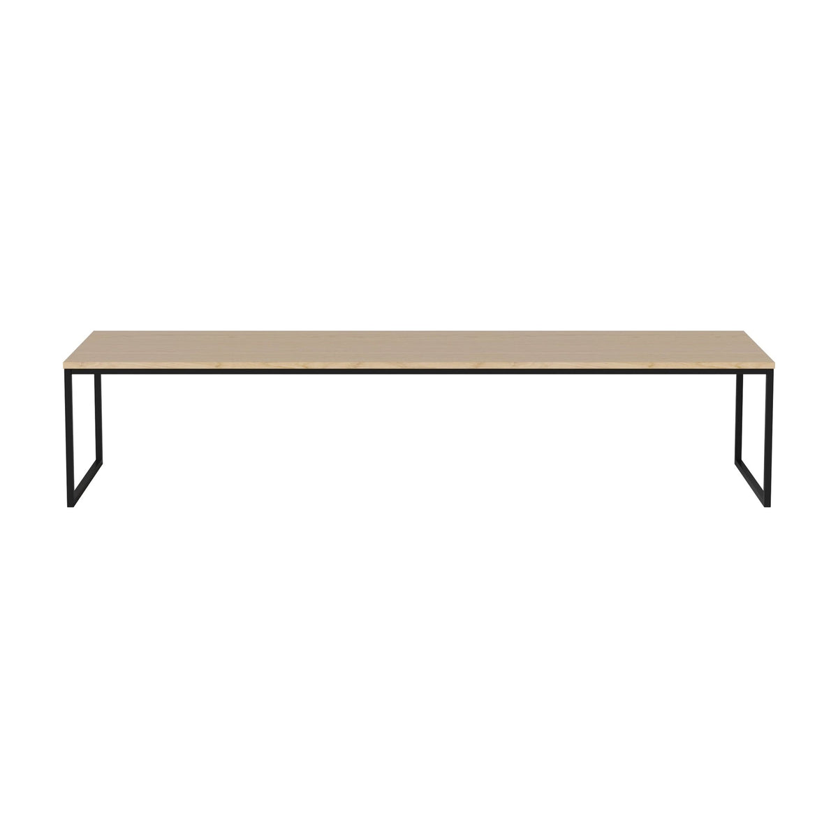 Bolia Como salontafel 160x44 cm wit gepigmenteerd geolied eiken, zwartgelakt staal, 32 cm, 03-061-25_00007