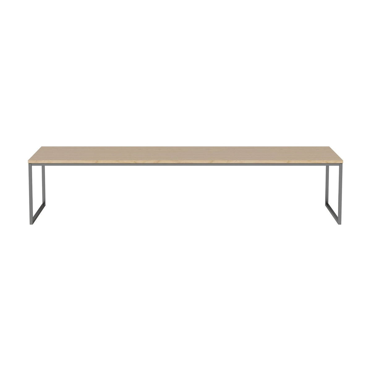 Bolia Como salontafel 160x44 cm wit gepigmenteerd geolied eiken, roestvrij staal, 32 cm, 03-061-25_00010