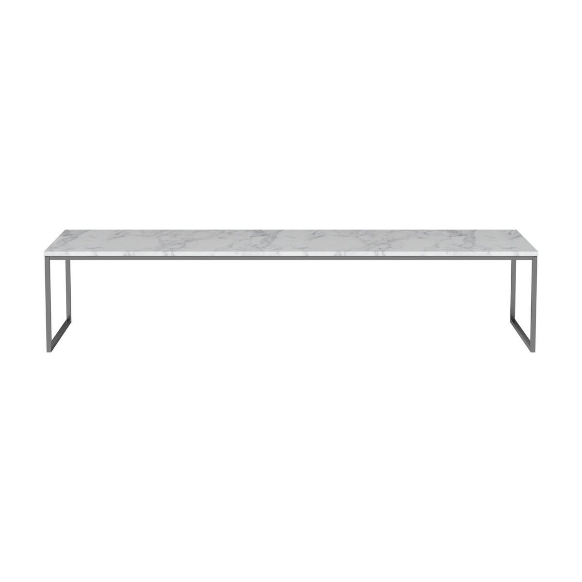 Bolia Como salontafel 160x44 cm grijs/wit marmer, roestvrij staal, 32 cm, 03-061-25_00015