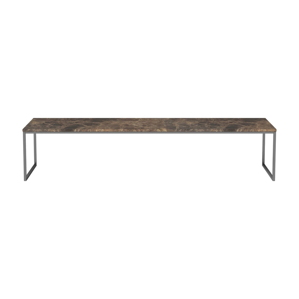Bolia Como salontafel 160x44 cm bruin marmer, roestvrij staal, 32 cm, 03-061-25_00017