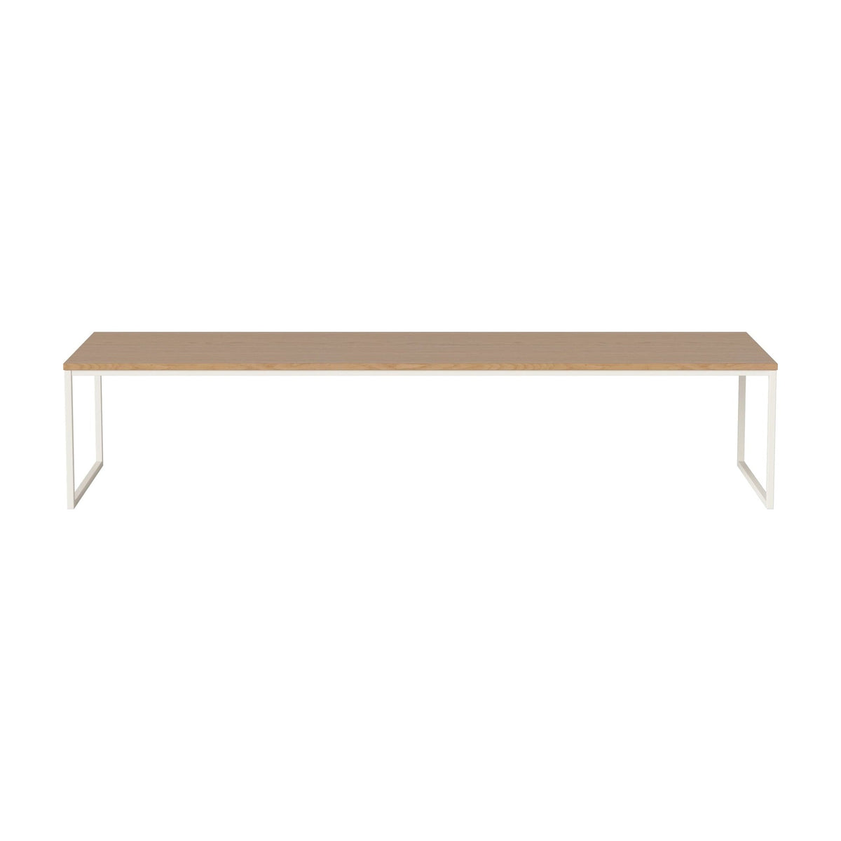 Bolia Como salontafel 160x44 cm geolied eiken, crèmegelakt staal, 32 cm, 03-061-25_00029