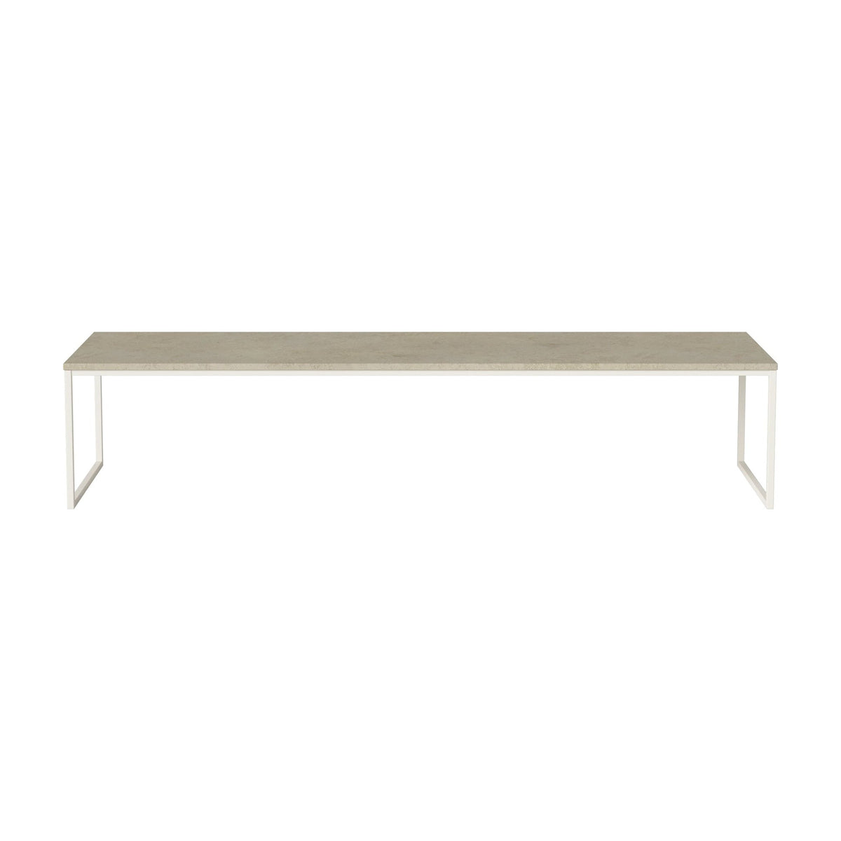 Bolia Como salontafel 160x44 cm jura grey marmer, crèmegelakt staal, 32 cm, 03-061-25_00032