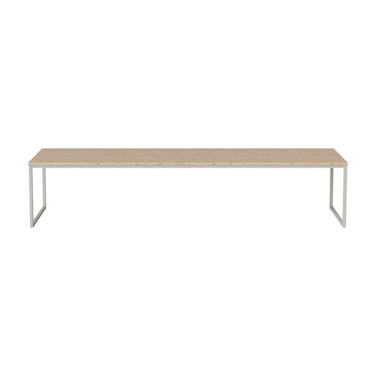 Bolia Como salontafel 160x44 cm wit gepigmenteerd geolied eiken, grijsgelakt staal, 32 cm, 03-061-25_00036