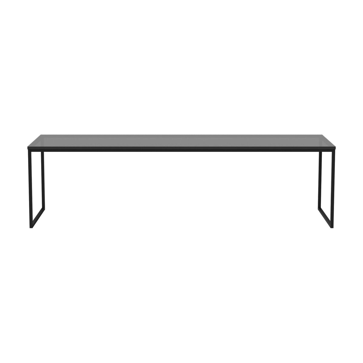 Bolia Como salontafel 160x44 cm zwart transparant glas, zwartgelakt staal, 42 cm, 03-061-25_00039