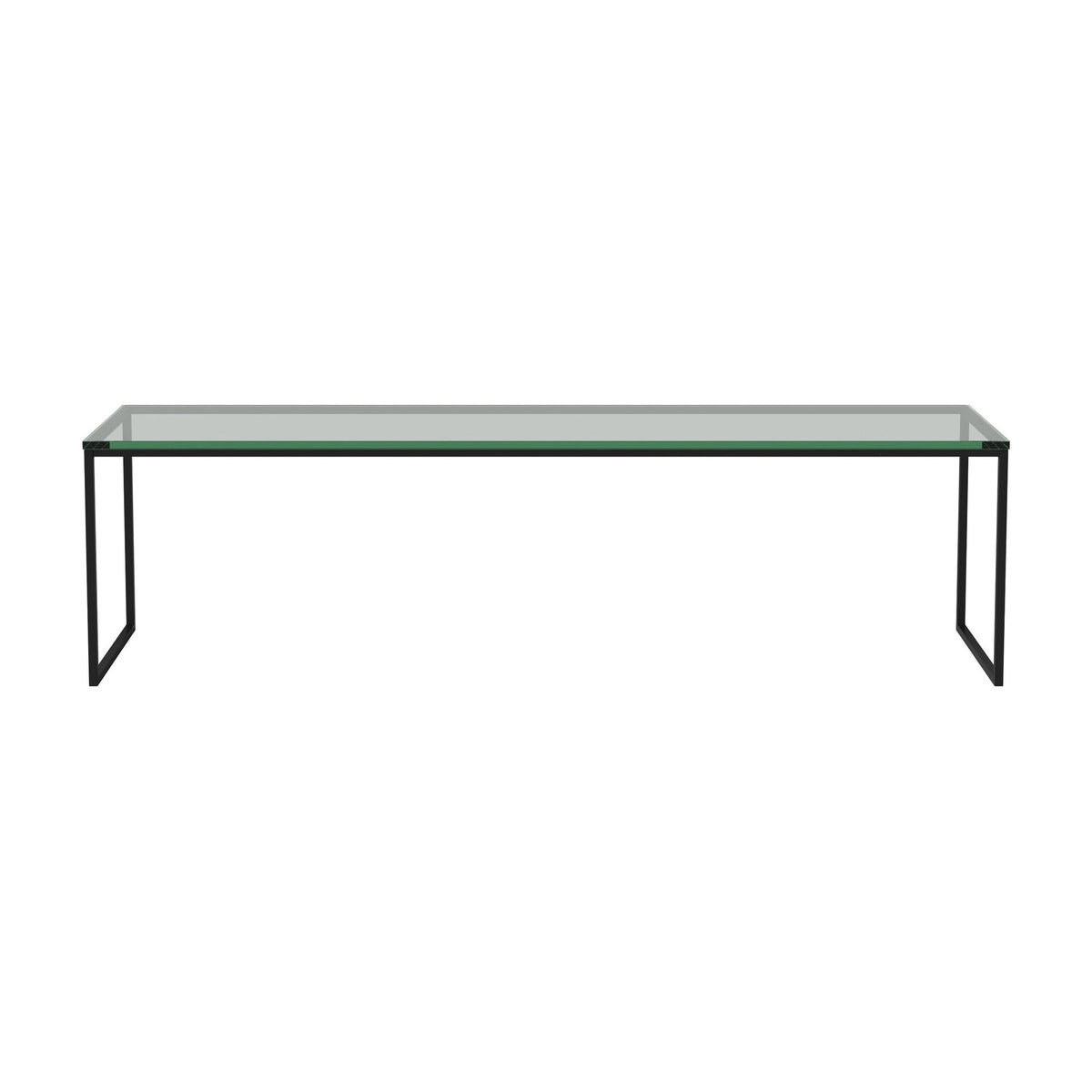 Bolia Como salontafel 160x44 cm helder glas, zwartgelakt staal, 42 cm, 03-061-25_00040