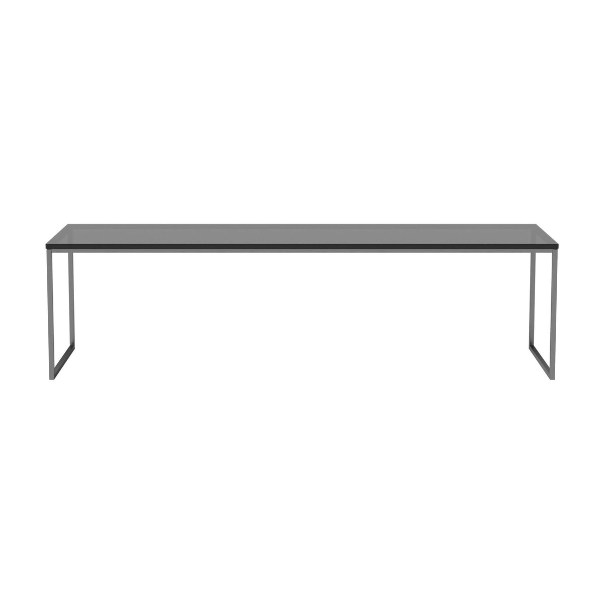 Bolia Como salontafel 160x44 cm zwart transparant glas, roestvrij staal, 42 cm, 03-061-25_00041