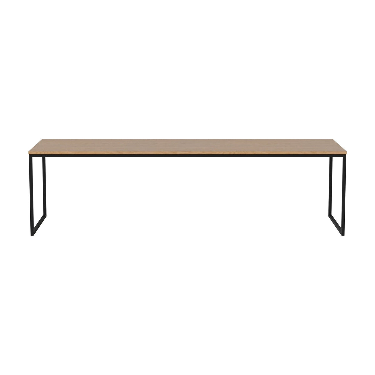 Bolia Como salontafel 160x44 cm geolied eiken, zwartgelakt staal, 42 cm, 03-061-25_00043