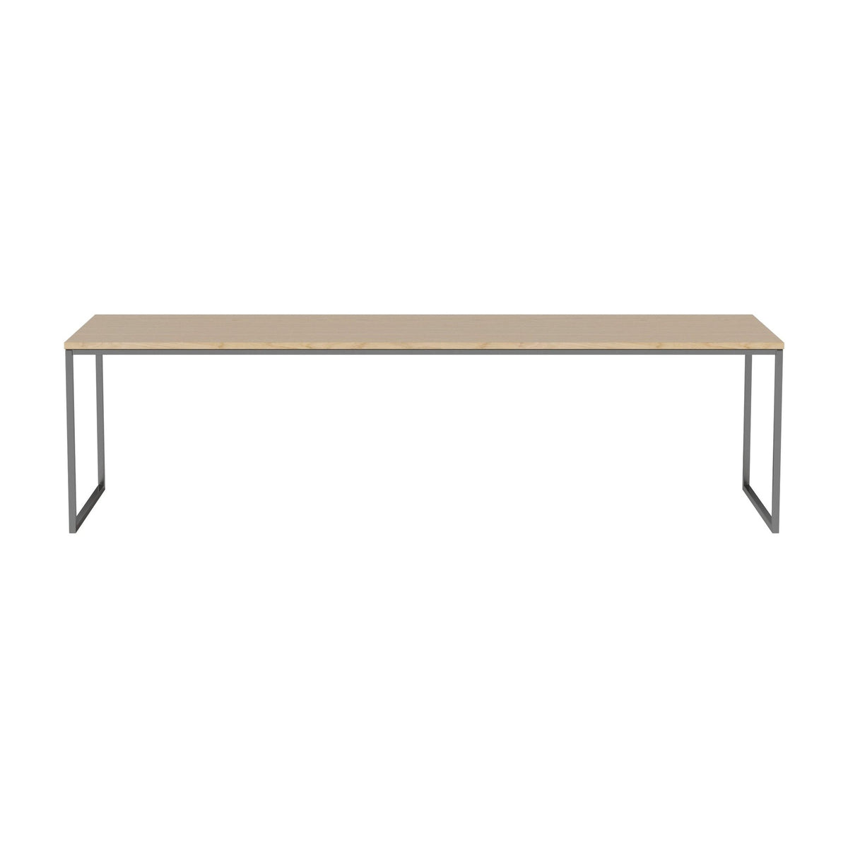 Bolia Como salontafel 160x44 cm wit gepigmenteerd geolied eiken, roestvrij staal, 42 cm, 03-061-25_00048