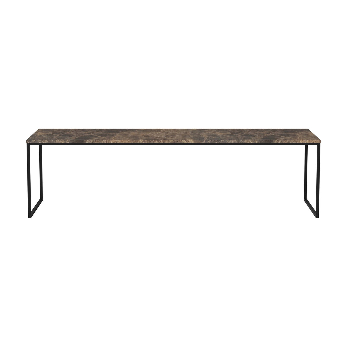 Bolia Como salontafel 160x44 cm bruin marmer, zwartgelakt staal, 42 cm, 03-061-25_00054